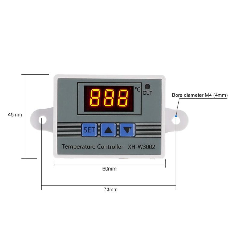 Electronic Temperature Controller LED Display Thermostat Module Temperature Temp Control Module Switch with Waterproof NTC Probe -50~110 ℃ for Refrigerator 110~220V 1500W  |   Temperature & Humidity Measurements Measurement & Analysis Instruments Temperature & Humidity Measurements