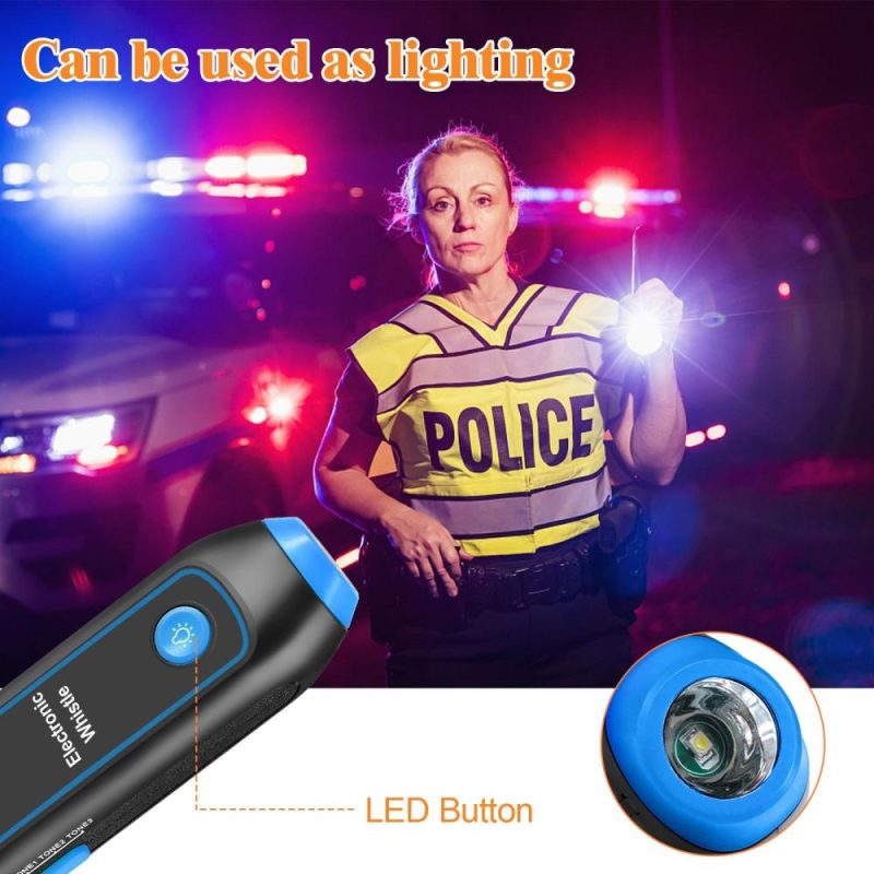 Electronic Whistle Handheld Electric Whistle with Lanyard SOS Light Flashlight for Coaches Referees P.E. Teacher  |   Others Others Others