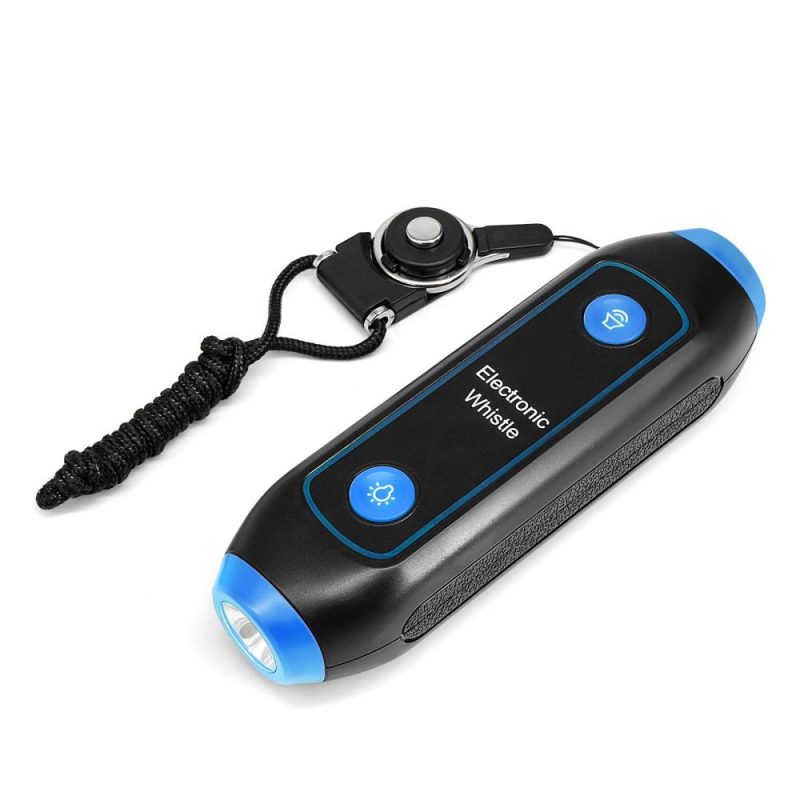 Electronic Whistle Handheld Electric Whistle with Lanyard SOS Light Flashlight for Coaches Referees P.E. Teacher  |   Others Others Others