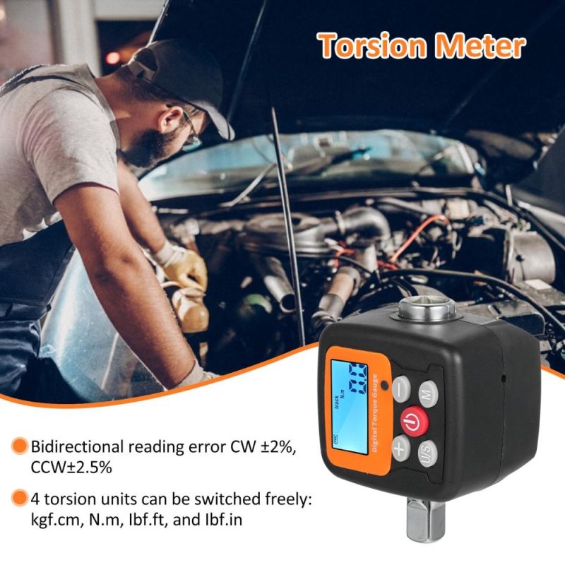 ENGC-135 Digital Display Torque Meter 1/2” to 3/8” Adapters High Accuracy 4 Torque Units Backlit Display Perfect for Automotive Bike Bicycle Motorcycle DIY & Home Repairs  |   Other Instruments Measurement & Analysis Instruments Other Instruments