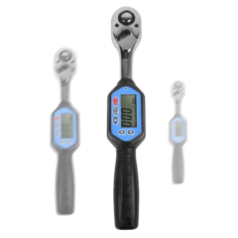 EWM-100 Digital Torque Wrench 3/8 Square Drive Max. 73.7ft.lb Torque Accurate to ±2% with Buzzer LED Indication and Peak Trace Tracking  |   Wrenches Professional Tools Wrenches