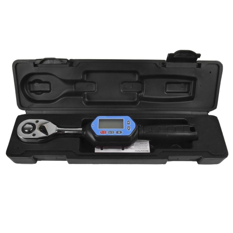 EWM-100 Digital Torque Wrench 3/8 Square Drive Max. 73.7ft.lb Torque Accurate to ±2% with Buzzer LED Indication and Peak Trace Tracking  |   Wrenches Professional Tools Wrenches