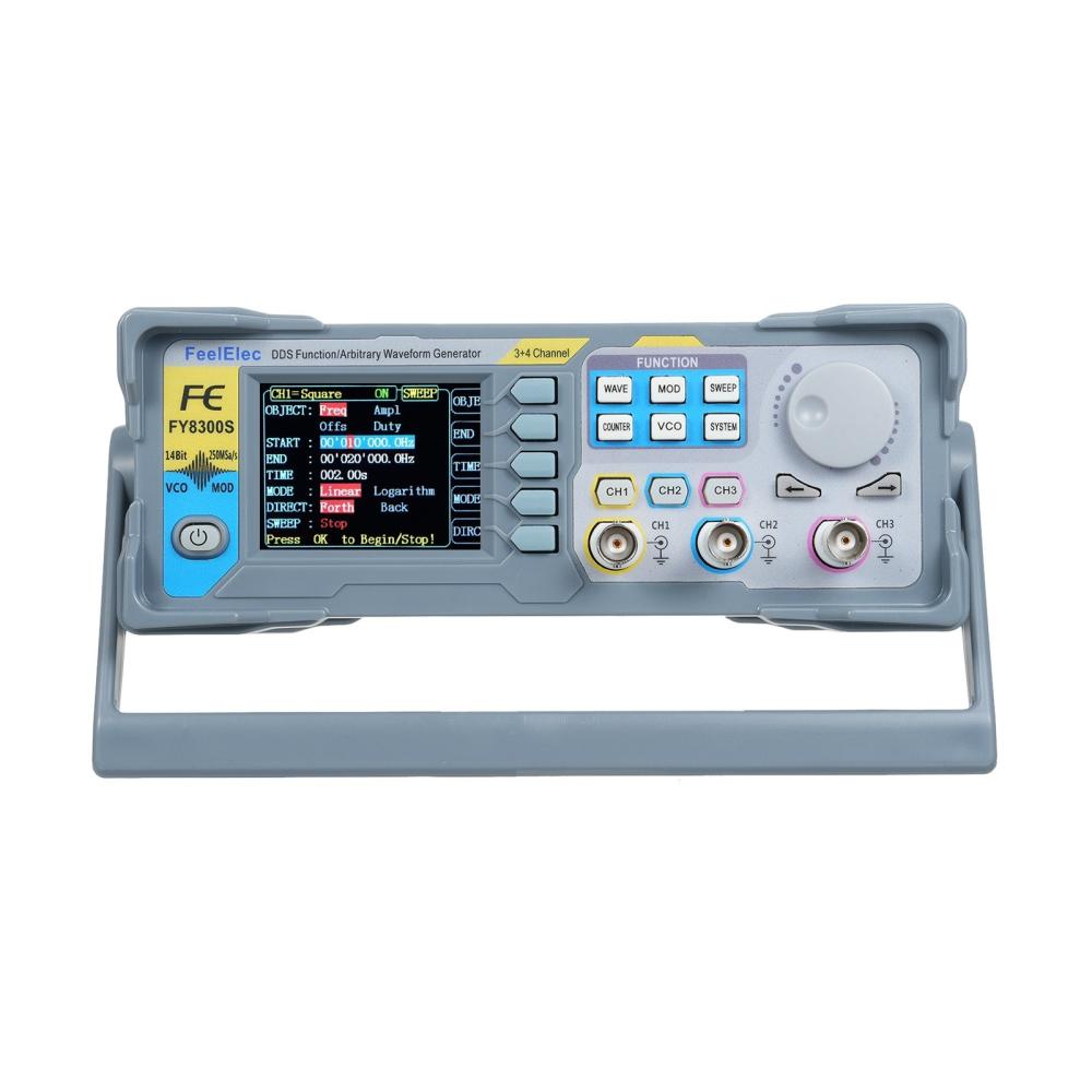 FeelElec FY8300S-20M 20MHz 3 Channel Function Arbitrary Waveform Signal Generator 4 TTL Level Outputs DC Bias Function Digital Output Function  |   Other Instruments Measurement & Analysis Instruments Other Instruments