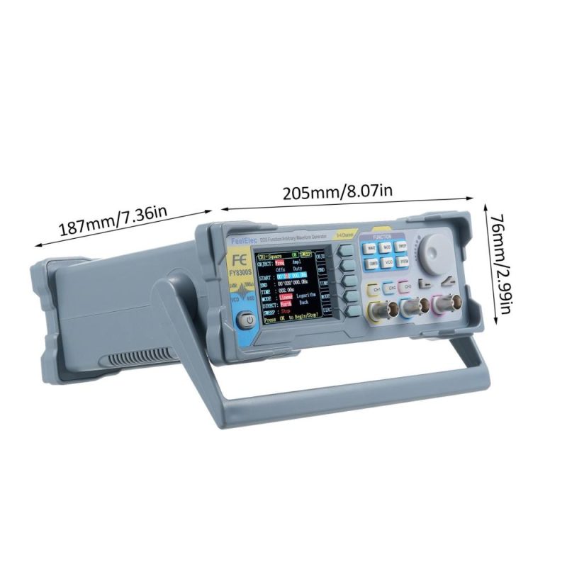 FeelElec FY8300S-20M 20MHz 3 Channel Function Arbitrary Waveform Signal Generator 4 TTL Level Outputs DC Bias Function Digital Output Function  |   Other Instruments Measurement & Analysis Instruments Other Instruments