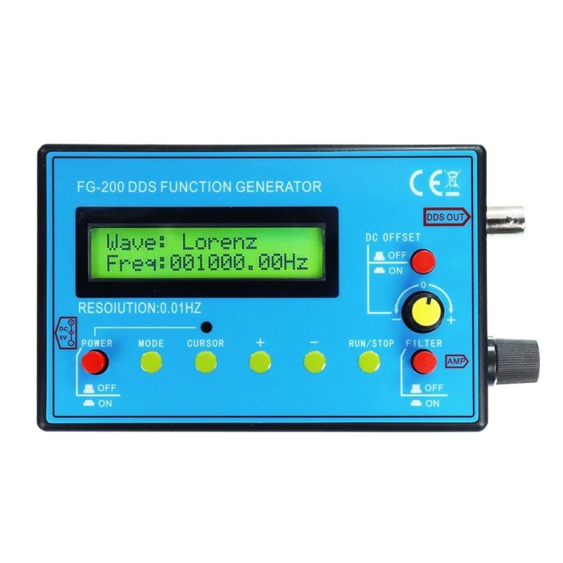 FG-200 DDS Function Signal Generator Frequency Counter 0.01Hz – 500KHz Signal Source Module Sine+Square+Sawtooth Waveform  |   Other Instruments Measurement & Analysis Instruments Other Instruments