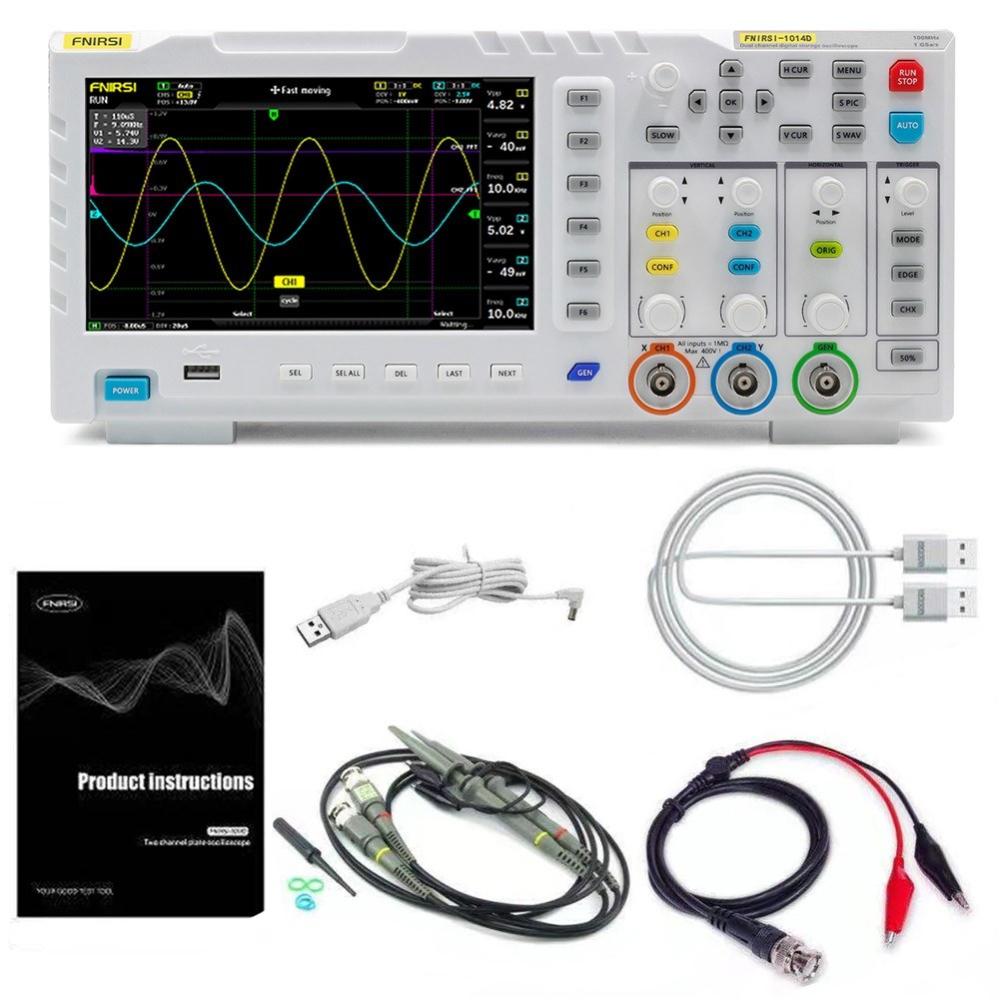 FNIRSI-1014D  7 Inch TFT LCD Display Screen Two In One Dual Channel Input Signal Generator Portable Desktop Oscilloscope  |   Digital Multimeters & Oscilloscopes Digital Multimeters & Oscilloscopes Digital Multimeters & Oscilloscopes