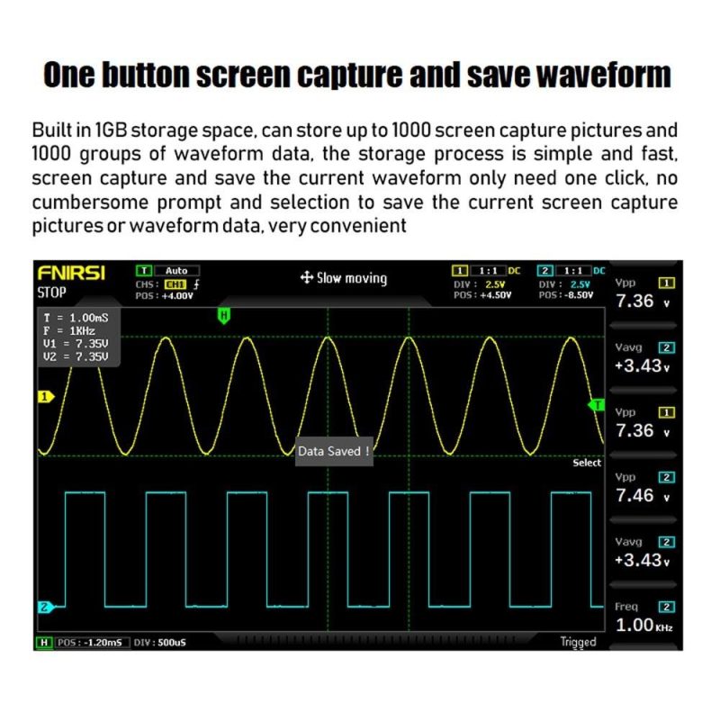 FNIRSI-1014D  7 Inch TFT LCD Display Screen Two In One Dual Channel Input Signal Generator Portable Desktop Oscilloscope  |   Digital Multimeters & Oscilloscopes Digital Multimeters & Oscilloscopes Digital Multimeters & Oscilloscopes