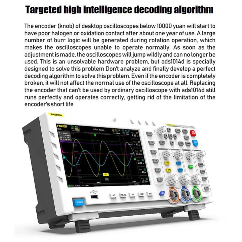 FNIRSI-1014D  7 Inch TFT LCD Display Screen Two In One Dual Channel Input Signal Generator Portable Desktop Oscilloscope  |   Digital Multimeters & Oscilloscopes Digital Multimeters & Oscilloscopes Digital Multimeters & Oscilloscopes