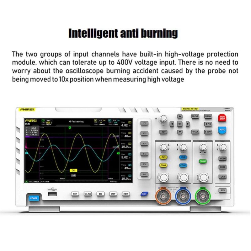 FNIRSI-1014D  7 Inch TFT LCD Display Screen Two In One Dual Channel Input Signal Generator Portable Desktop Oscilloscope  |   Digital Multimeters & Oscilloscopes Digital Multimeters & Oscilloscopes Digital Multimeters & Oscilloscopes