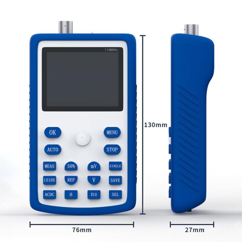 FNIRSI-1C15 2.4 Inch Screen Handheld Portable Digital Oscilloscope  |   Digital Multimeters & Oscilloscopes Digital Multimeters & Oscilloscopes Blue & White