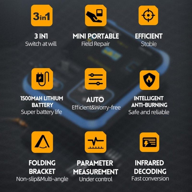 FNIRSI DSO-TC3 3in1 Digital Oscilloscope Transistor Tester Function Signal Generator with 2.4 inch TFT Display (Standard Configuration)  |   Digital Multimeters & Oscilloscopes Digital Multimeters & Oscilloscopes Digital Multimeters & Oscilloscopes