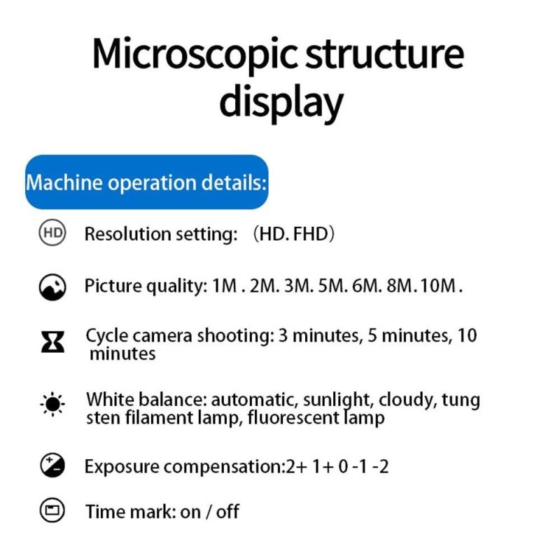 G1000 Digital Electron Microscope 4.3 Inch Large Base LCD Display 10MP 1-1000X Continuous Amplification Magnifier  |   Microscopes & Endoscope Measurement & Analysis Instruments Black+Silver