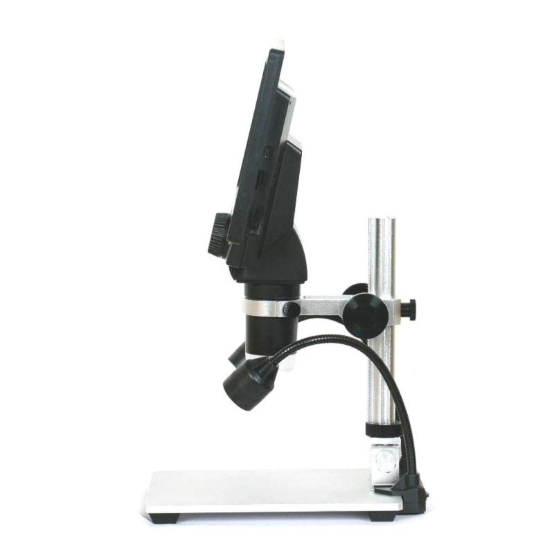 G1200 Digital Microscope 7 Inch Large Color Screen Large Base LCD Display 12MP 1-1200X Continuous Amplification Magnifier With Aluminum Alloy Stand with Two Fill Lights  |   Microscopes & Endoscope Measurement & Analysis Instruments Microscopes & Endoscope