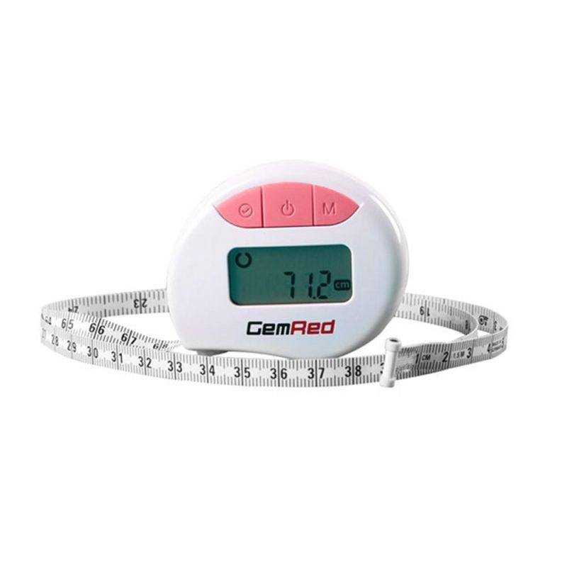 GemRed Digital Measuring Tape Accurately Measures Body Part Circumferences Digital Display Records Results Measurements Pink  |   Other Instruments Measurement & Analysis Instruments Blue/Pink