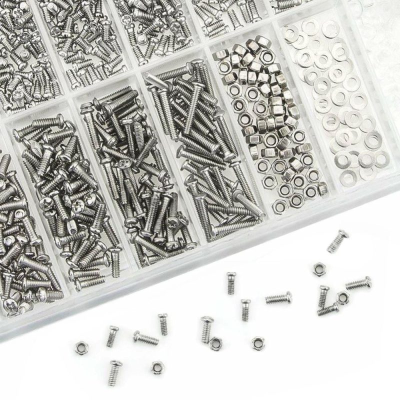 Glasses Repairing Screws Sunglasses Repairing Small Screws Kit Stainless Steel Tool Set About 1000PCS  |   Others Hardware & Gadgets Others