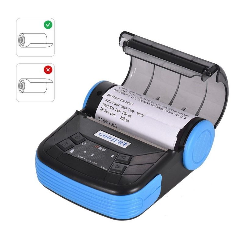 GOOJPRT MTP-3 80mm BT Thermal Printer Portable Lightweight for Supermarket Ticket Receipt Printing  |   Others Others Blue