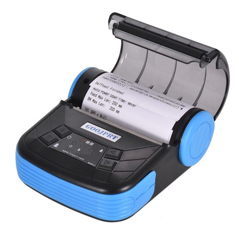 GOOJPRT MTP-3 80mm BT Thermal Printer Portable Lightweight for Supermarket Ticket Receipt Printing  |   Others Others Blue