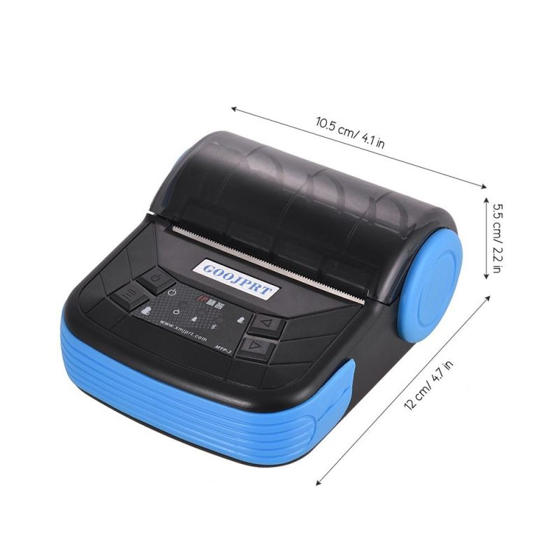 GOOJPRT MTP-3 80mm BT Thermal Printer Portable Lightweight for Supermarket Ticket Receipt Printing  |   Others Others Blue