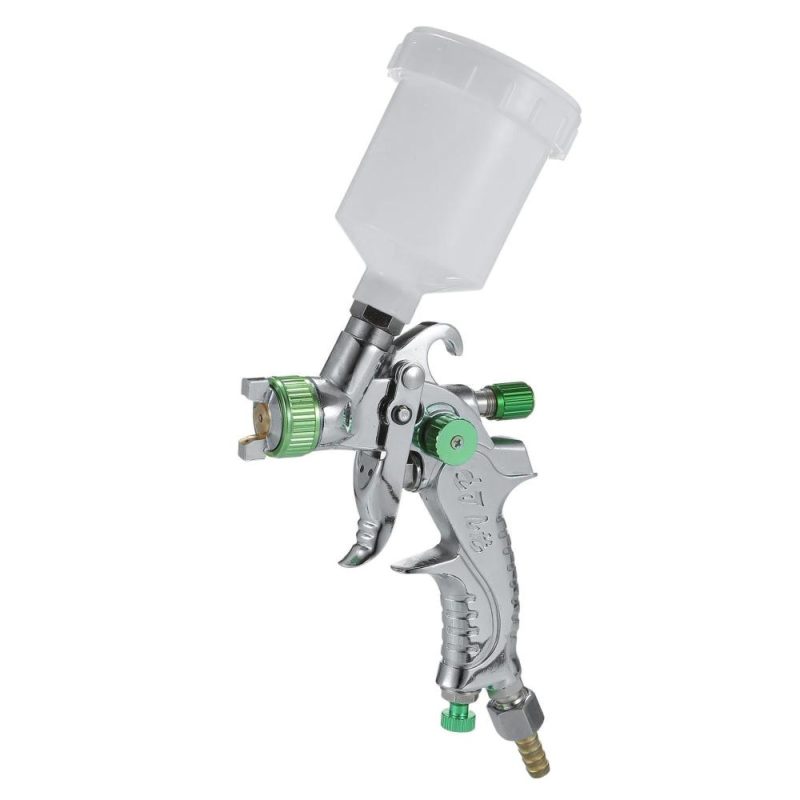 Gravity Feed Air Spray Gun Mini Sprayer Paint Gun with 100ML Cup 1.0mm Nozzle for Painting Car Furniture Wall  |   Power Tool Parts Power & Electrical Tools Green