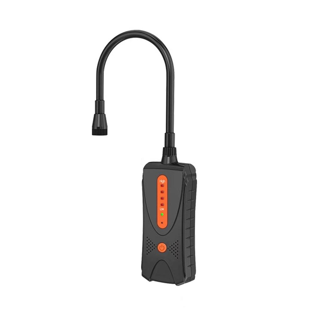 Handheld Combustible Gases Leak Detector Natural Gases Leakage Tester Portable PPM Meter Combustible Gases Detection Tool 4 Concentration Indicators with Sound and Light Alarm  |   Gas detection equipment Gas detection equipment Black