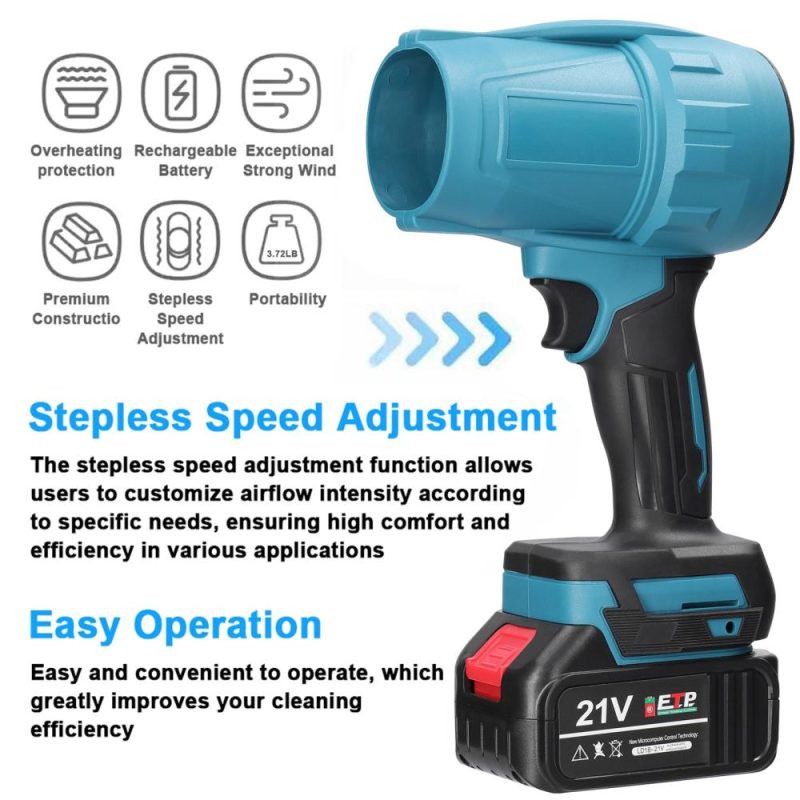 Handheld Ducted Turbofan High Power Jet Fan Lithium Violent Fan Multifunctional Car Washer High Power Dust Blower Keyboard Cleaning Tool Compatible with Makita Batteries  |   Electrical Equipment & Supplies Electrical Equipment & Supplies Electrical Equipment & Supplies