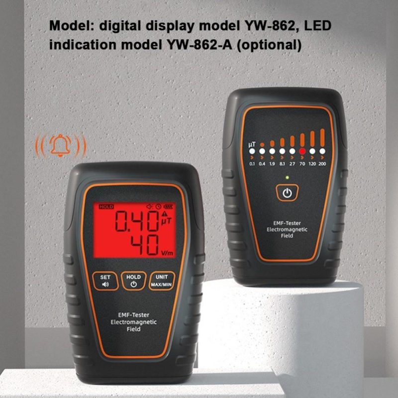 Handheld EMF Tester Portable Electromagnetic Radiation Detector Electromagnetic Radiation Intensity Measurement Instrument with Beep Alarm and Low Battery Indication Functions  |   Other Instruments Measurement & Analysis Instruments Other Instruments