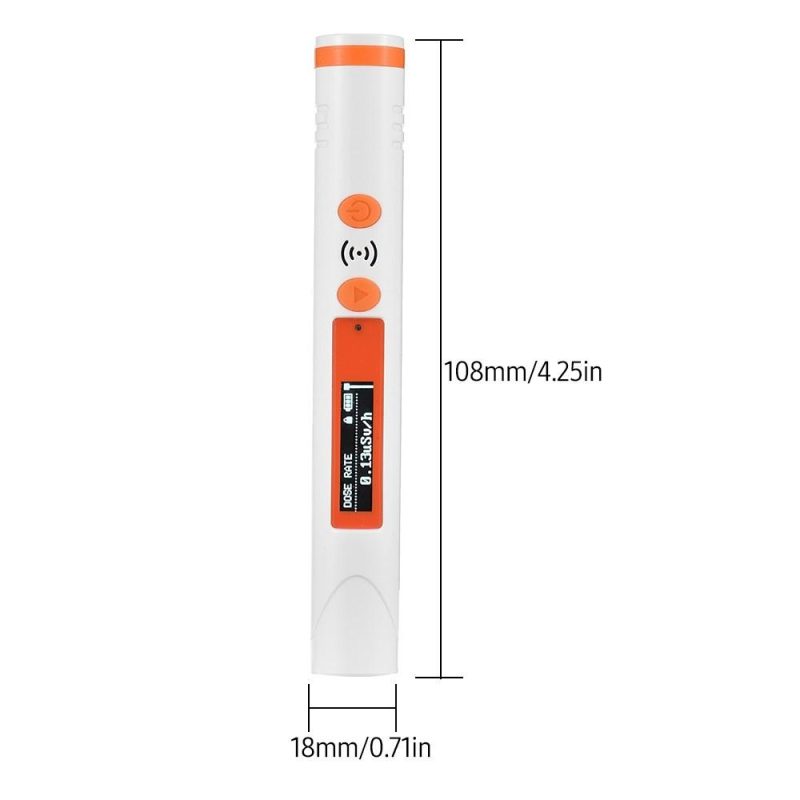 Handheld Geiger Counter Nuclear Radiation Detector X Y β-Ray Detecting Tool with Sound Light Alarm Cumulative/Instantaneous/Average Dose Rate Measuring  |   Other Nature Element Measurements Measurement & Analysis Instruments Other Nature Element Measurements