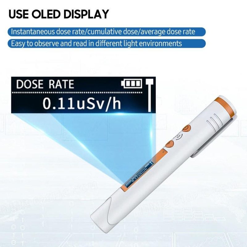 Handheld Geiger Counter Nuclear Radiation Detector X Y β-Ray Detecting Tool with Sound Light Alarm Cumulative/Instantaneous/Average Dose Rate Measuring  |   Other Nature Element Measurements Measurement & Analysis Instruments Other Nature Element Measurements