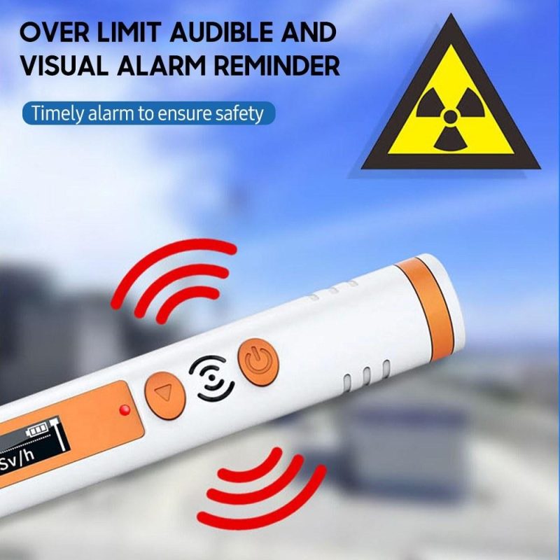 Handheld Geiger Counter Nuclear Radiation Detector X Y β-Ray Detecting Tool with Sound Light Alarm Cumulative/Instantaneous/Average Dose Rate Measuring  |   Other Nature Element Measurements Measurement & Analysis Instruments Other Nature Element Measurements