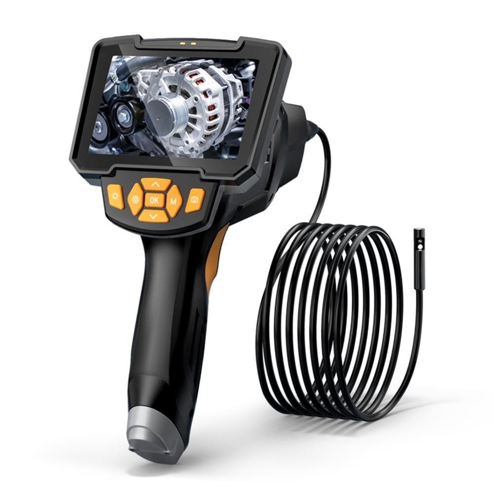 Handheld Industrial Endoscope, 4.3-inch High-Clear Screen Borescope Camera with Light, 1080P Waterproof Inspection Camera, 2 Million Pixels, IP67 Waterproof Level, Built-in 2000mAh Large-Capacity Battery, Efficient Image Transmission  |   Microscopes & Endoscope Measurement & Analysis Instruments Microscopes & Endoscope