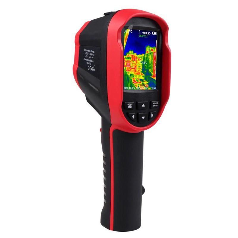 Handheld Infrared Sensors Portable Thermal Imager 2.8inch 240*320 TFT Display 640*480 Visible Light Resolution Clear Definition Imaging Camera -20℃ to 550℃ Temperature Measurement Instrument  |   Infrared Thermometer Infrared Thermometer Black + Red