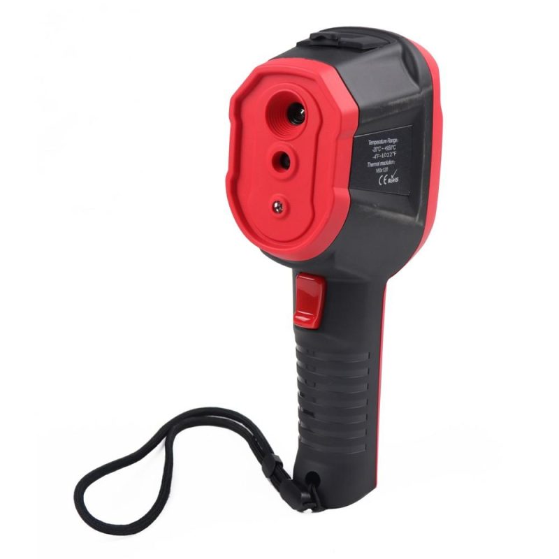 Handheld Infrared Sensors Portable Thermal Imager 2.8inch 240*320 TFT Display 640*480 Visible Light Resolution Clear Definition Imaging Camera -20℃ to 550℃ Temperature Measurement Instrument  |   Infrared Thermometer Infrared Thermometer Black + Red