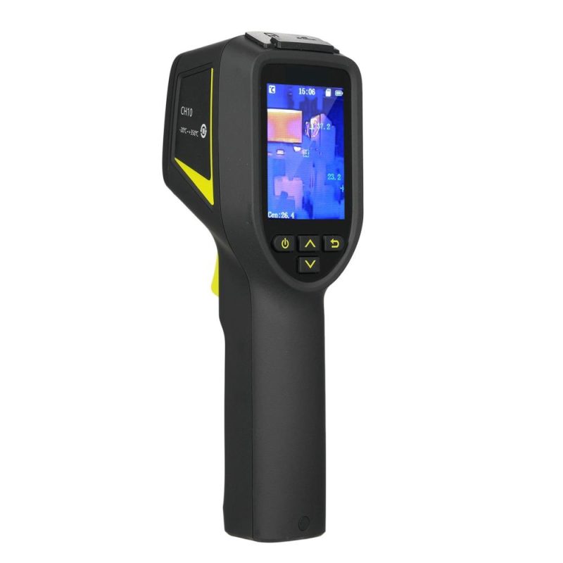 Handheld Infrared Thermometer 192*144 IR Resolution Infrared Thermal Imager ‑20 to 350℃ Temperature Range with 4 Palettes 2.4 Inch LCD Display Screen 8GB Memory Card  |   Infrared Thermometer Infrared Thermometer Black