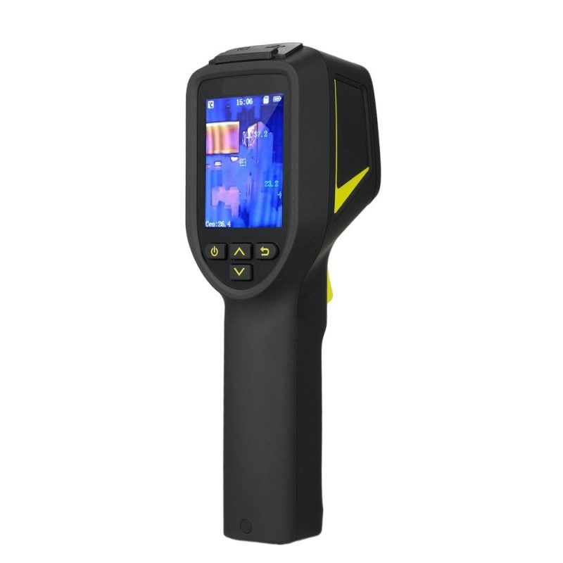 Handheld Infrared Thermometer 192*144 IR Resolution Infrared Thermal Imager ‑20 to 350℃ Temperature Range with 4 Palettes 2.4 Inch LCD Display Screen 8GB Memory Card  |   Infrared Thermometer Infrared Thermometer Black