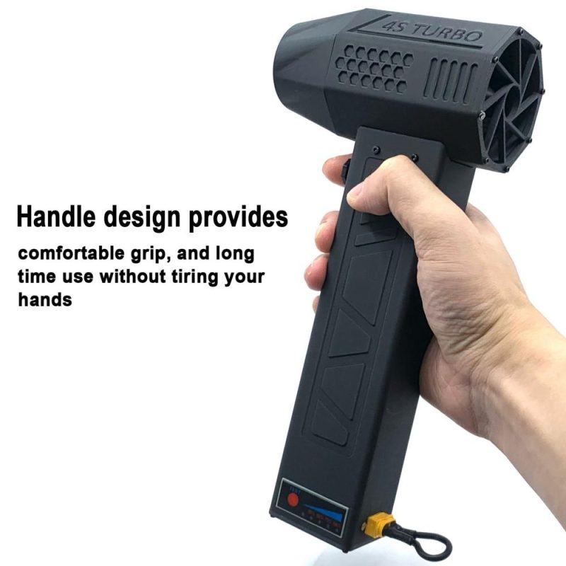 Handheld Jet Fan 50mm Brushless Motor Powerful Ducted Turbofan High Power Dust Blower Keyboard Cleaning Tool  |   Electrical Equipment & Supplies Electrical Equipment & Supplies Black