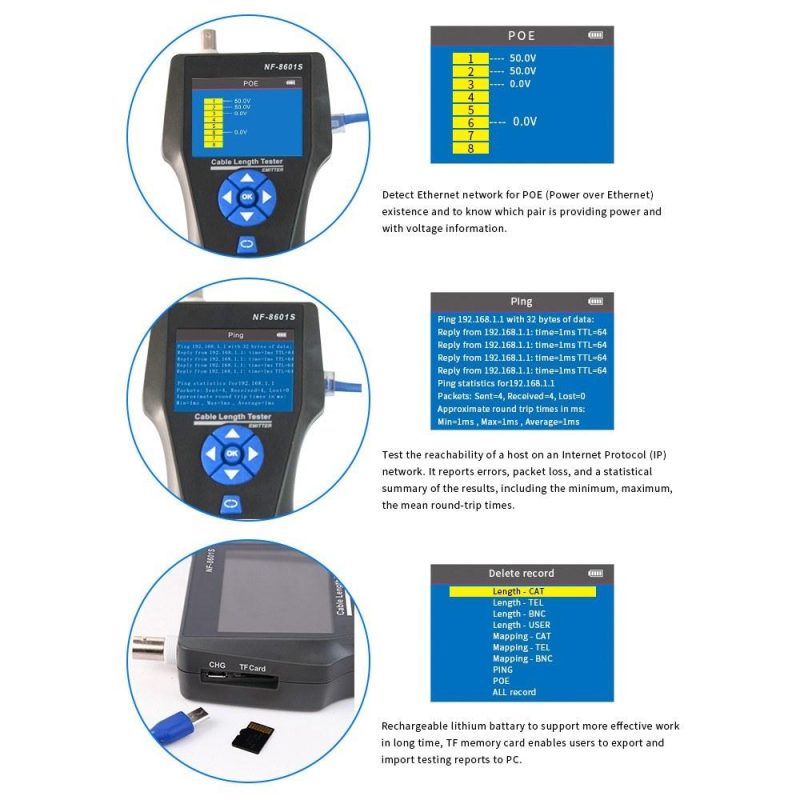 Handheld Line Finder Cable Detector Telephone Wire Tracker  |   Other Instruments Measurement & Analysis Instruments Blue