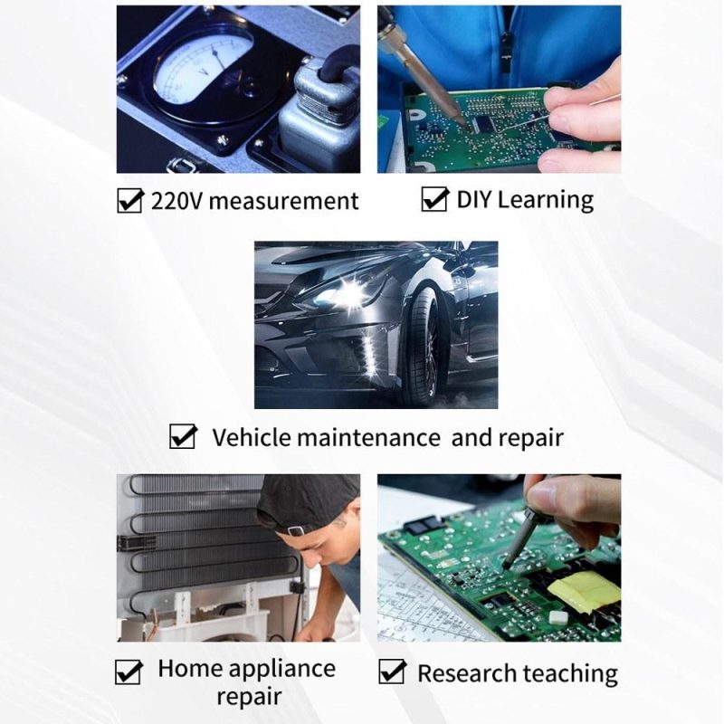 Handheld Oscilloscope 320*240 Resolution 2.4inch TFT Display 2.5MHz Sample Rate 500KHz Bandwidth Oscillometer  |   Digital Multimeters & Oscilloscopes Digital Multimeters & Oscilloscopes Digital Multimeters & Oscilloscopes