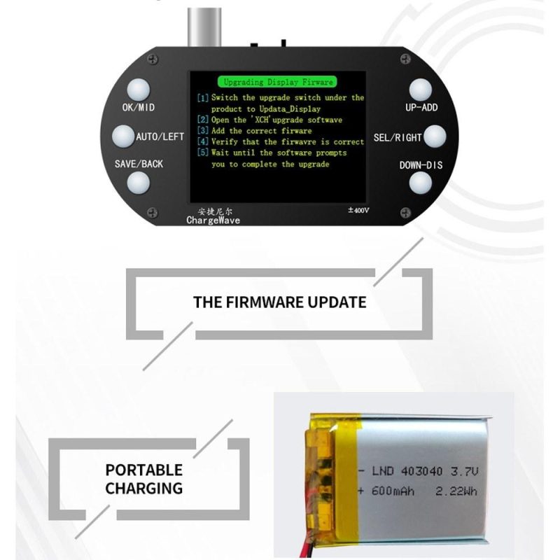 Handheld Oscilloscope 320*240 Resolution 2.4inch TFT Display 2.5MHz Sample Rate 500KHz Bandwidth Oscillometer  |   Digital Multimeters & Oscilloscopes Digital Multimeters & Oscilloscopes Digital Multimeters & Oscilloscopes