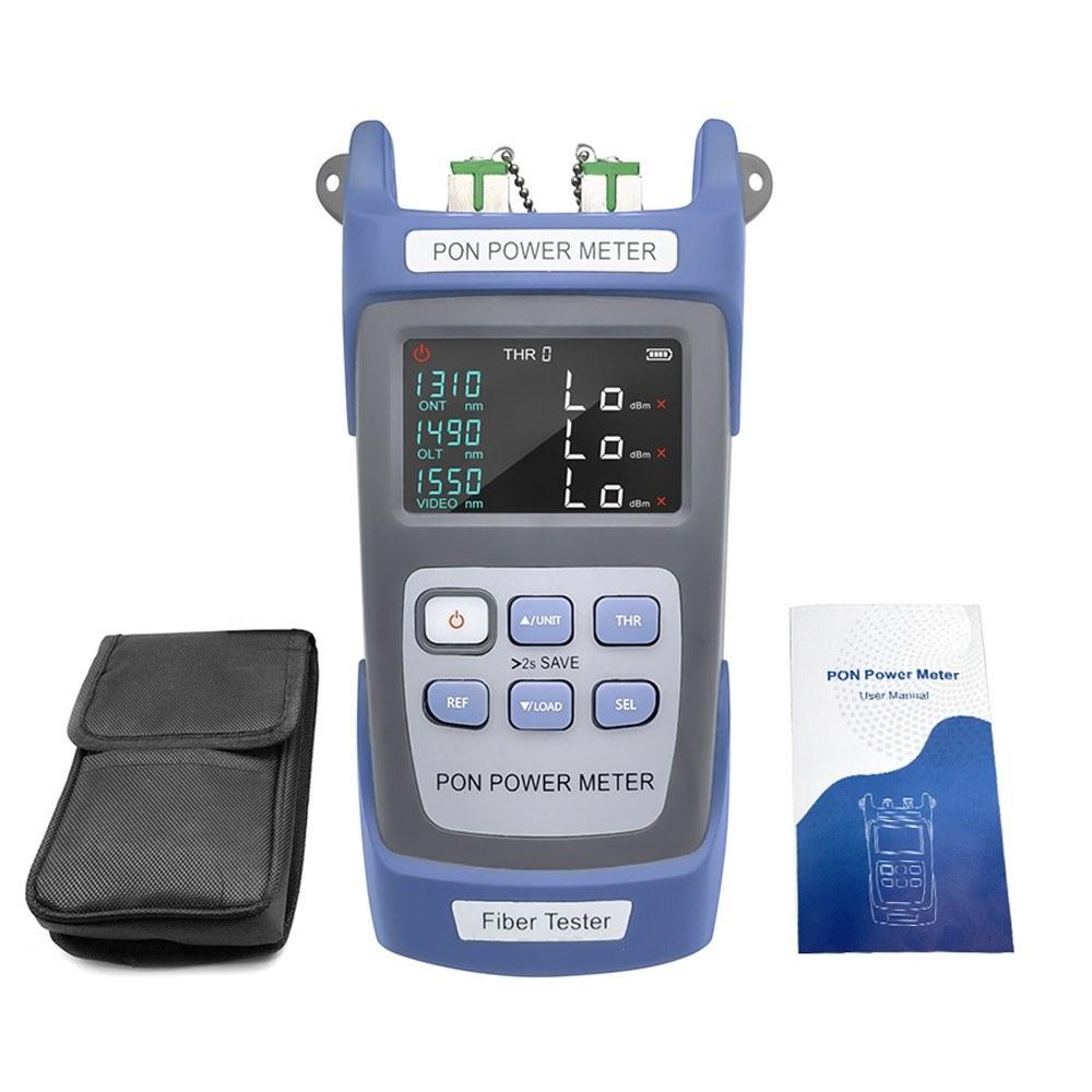 Handheld PON Power Meter Optical Fiber Tester Network Ten Data Storage 1310nm 1490nm 1550nm Video FTTX ONT OLT Signals Measurement Device  |   Other Instruments Measurement & Analysis Instruments Other Instruments