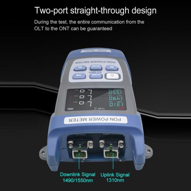 Handheld PON Power Meter Optical Fiber Tester Network Ten Data Storage 1310nm 1490nm 1550nm Video FTTX ONT OLT Signals Measurement Device  |   Other Instruments Measurement & Analysis Instruments Other Instruments