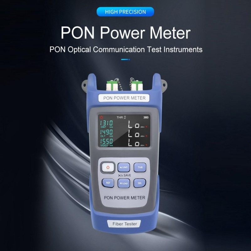 Handheld PON Power Meter Optical Fiber Tester Network Ten Data Storage 1310nm 1490nm 1550nm Video FTTX ONT OLT Signals Measurement Device  |   Other Instruments Measurement & Analysis Instruments Other Instruments