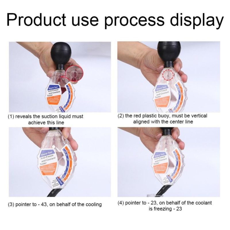 Handheld Portable Densitometer Antifreeze Dial Density Meter ℃/℉ Calibrate Car Radiator Coolant Tester  |   Others Hardware & Gadgets Others