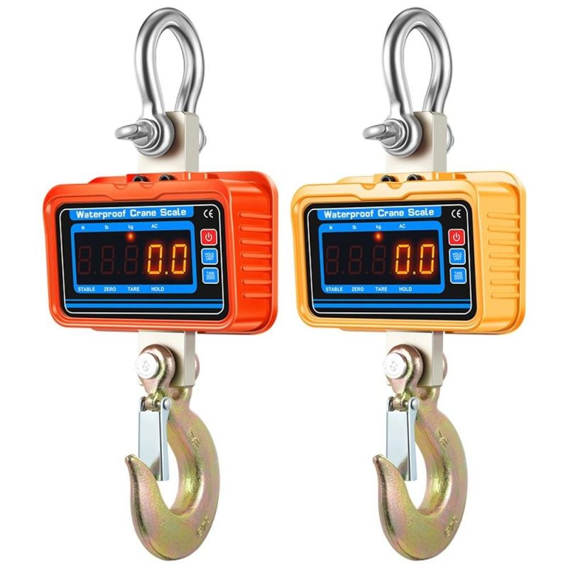 Heavy Duty Electronic Luggage Scale Multifunctional Digital Scales Digital Display High Accurate Weighing Tool Hook Hung Scale Waterproof Crane Scale with Remote Controller  |   Digital Scales Measurement & Analysis Instruments Digital Scales