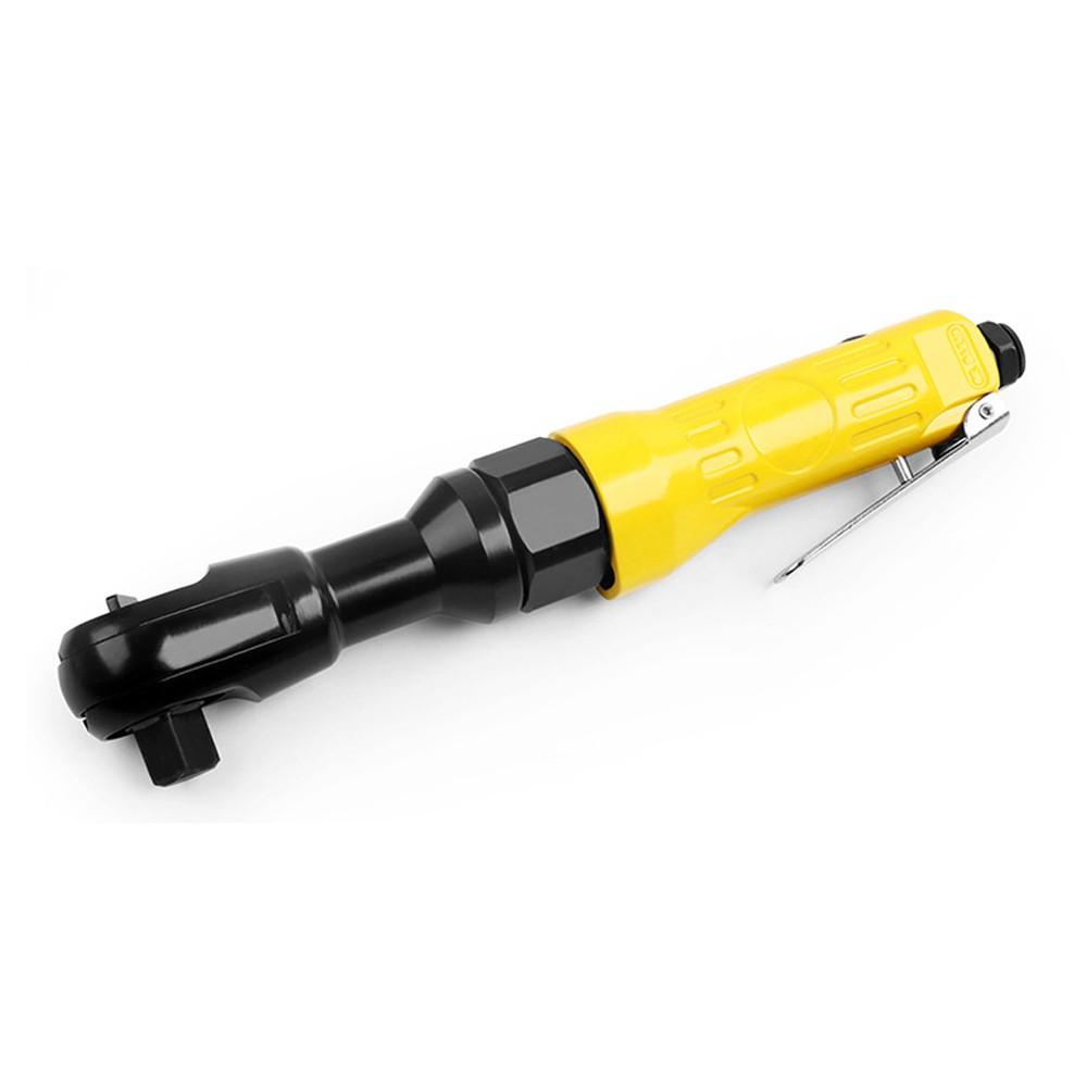 Heavy Right Angle Pneumatic Ratchet Wrench SquareDrive Shaft Pneumatic Wrench Professional Auto Repairing Tools  |   Wrenches Professional Tools Black+Yellow