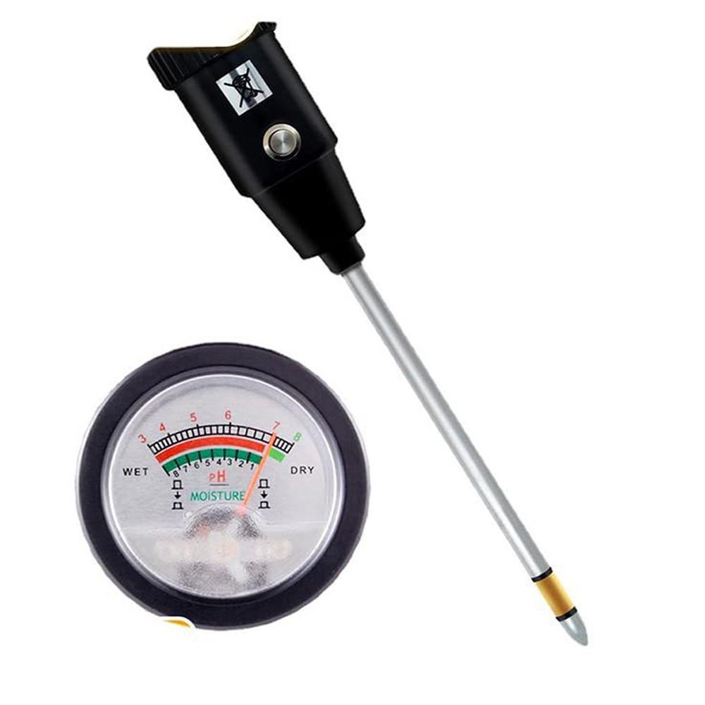 High Accurancy Soil Moisture Meter Soil PH Tester Portable Garden Agricultural Planting Soil Detector Soil Moisture Test Tool Handheld Soil PH Detect Device  |   Soil analysis equipment Measurement & Analysis Instruments Black