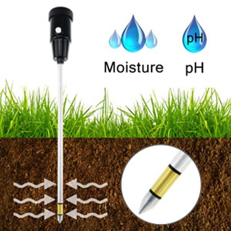 High Accurancy Soil Moisture Meter Soil PH Tester Portable Garden Agricultural Planting Soil Detector Soil Moisture Test Tool Handheld Soil PH Detect Device  |   Soil analysis equipment Measurement & Analysis Instruments Black