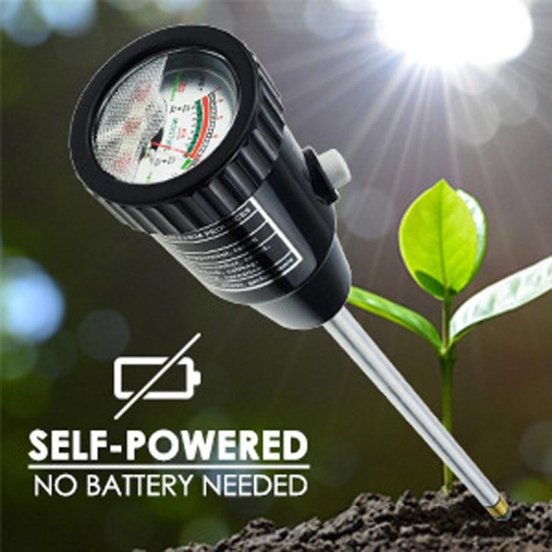 High Accurancy Soil Moisture Meter Soil PH Tester Portable Garden Agricultural Planting Soil Detector Soil Moisture Test Tool Handheld Soil PH Detect Device  |   Soil analysis equipment Measurement & Analysis Instruments Black