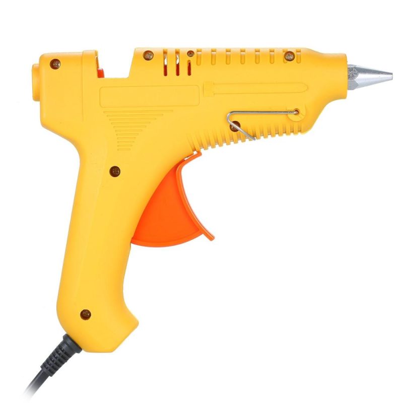 Hot Melt Glue Gun 60W/100W Power Adjustable Hot Melt Glue Machine Multifunctional Industrial Household DIY Glue Gun Yellow GT-10  |   Glue Gun Power & Electrical Tools Glue Gun