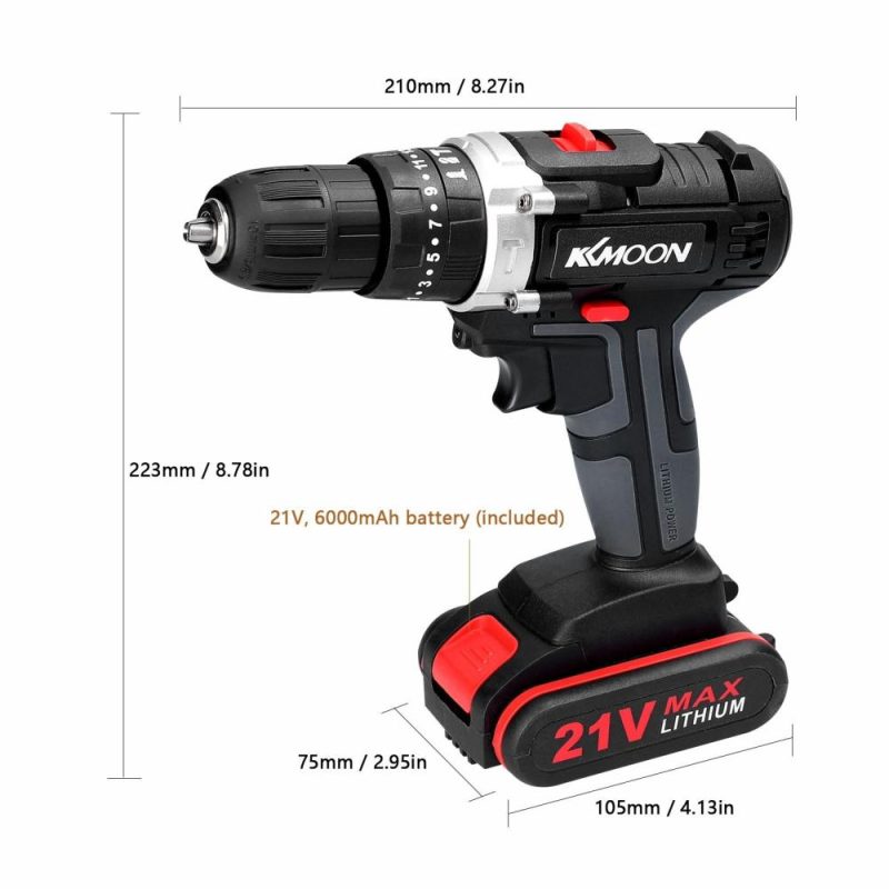 Household 3in1 Multifuctional Electric Drill Mini Screwdriver Rotation Ways Adjustment 25 Gears of Torques Adjustable  |   Electrical Equipment & Supplies Electrical Equipment & Supplies Electrical Equipment & Supplies