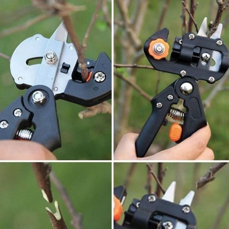 Household Garden Grafting Tool Set Fruit Tree Professional Pruning Shears Cutting Tools Kit  |   Others Hardware & Gadgets Black